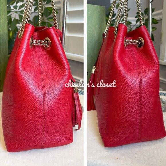 🔥Like NeW! Authentic Gucci SoHo Shoulder Bag - Picture 10 of 16